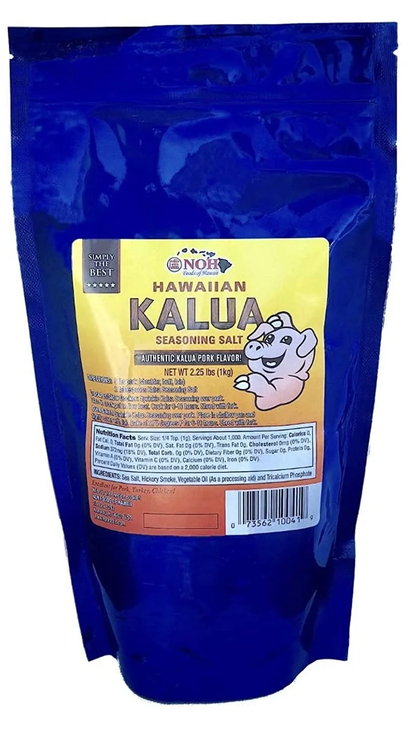 NOH Foods Hawaiian Kalua Pork Seasoning Salt 2.25 Pounds