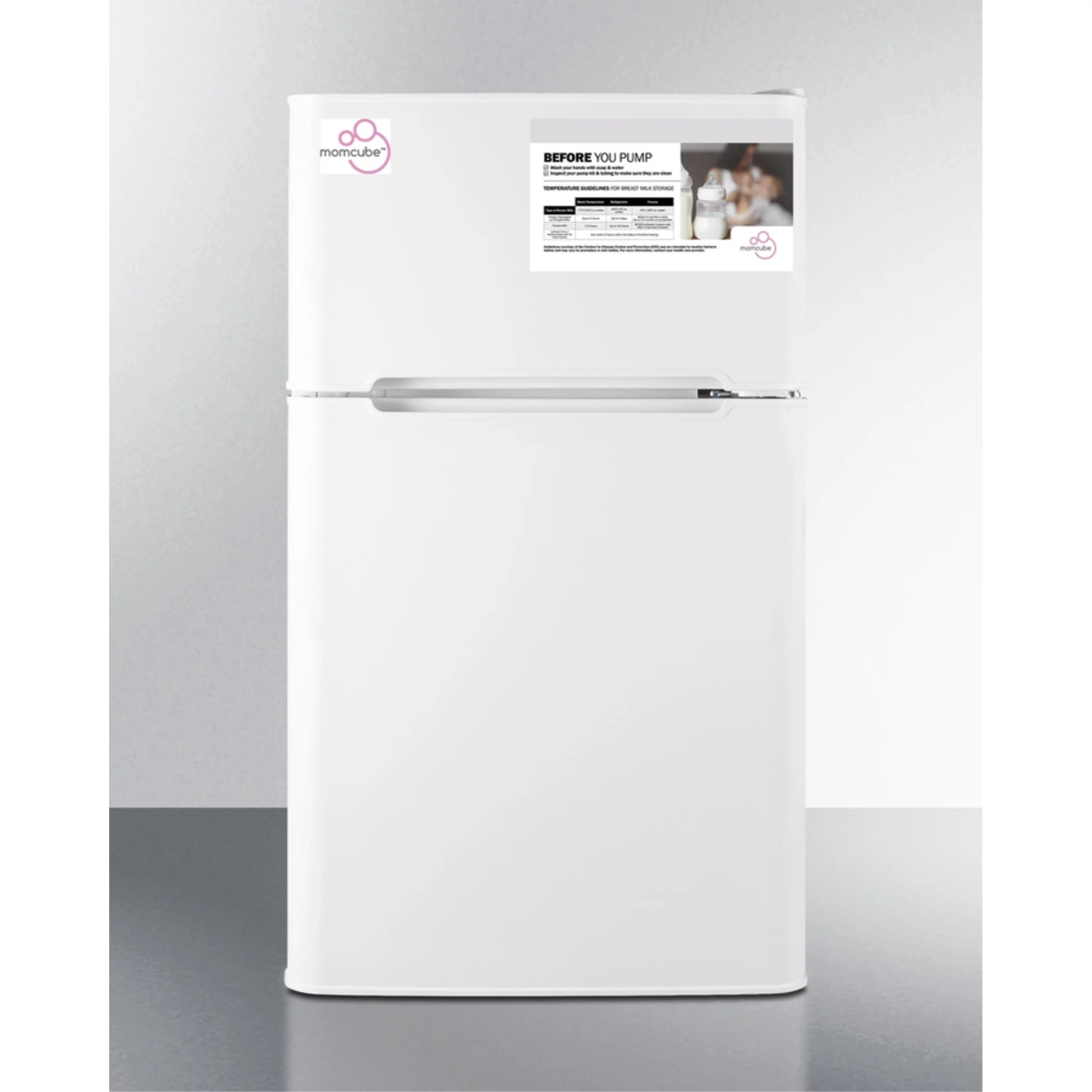 MomCube breast milk refrigerator-freezer for home use
