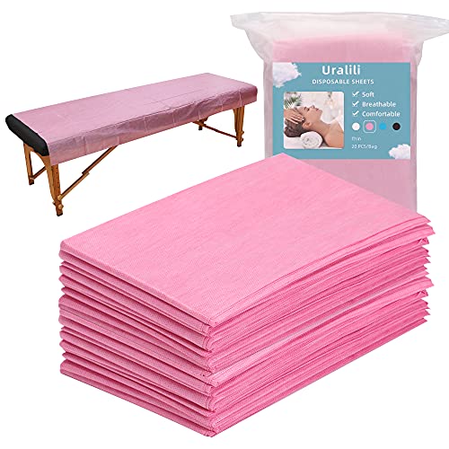 100 PCS Disposable Massage Table Sheets Non Woven Fabric SPA Bed Cover Breathable Polypropylene 31