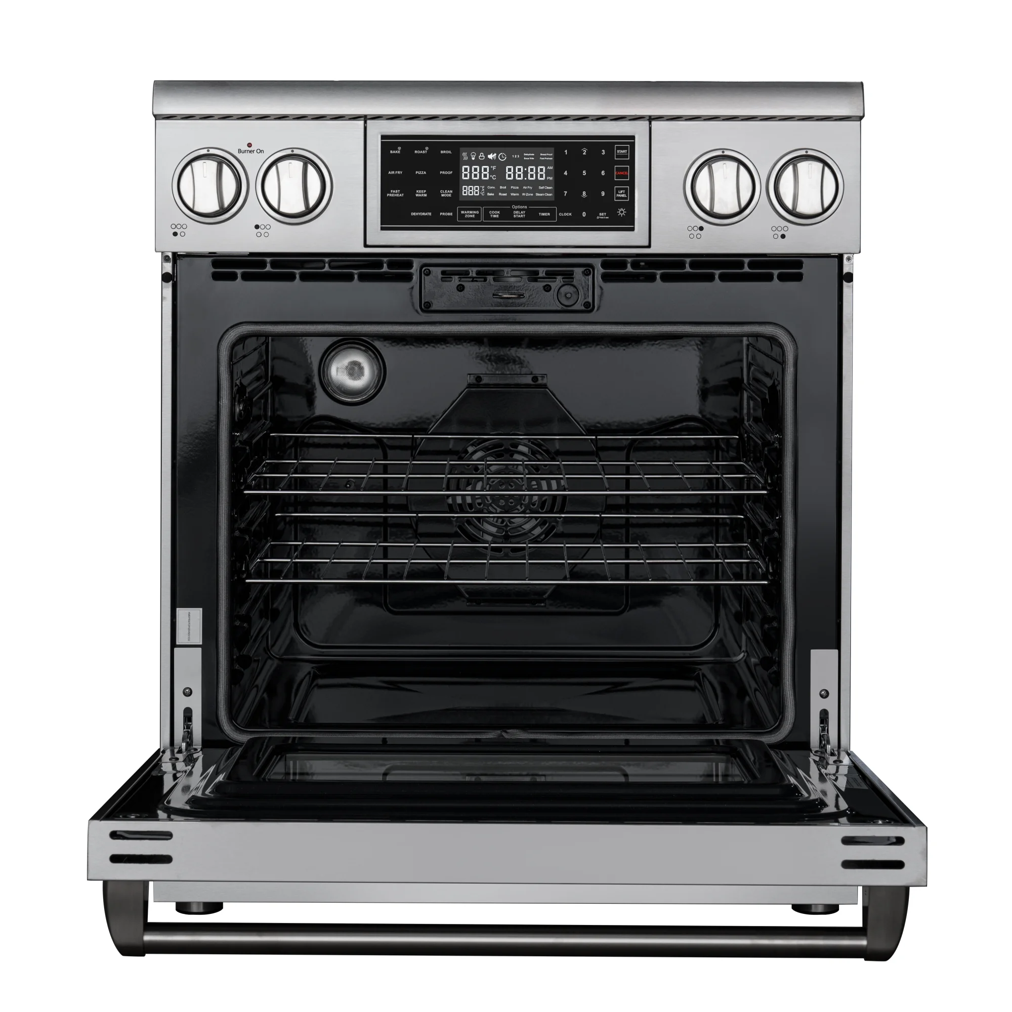 30 Inch Electric Range Professional Range with Tilt Panel Digital controls