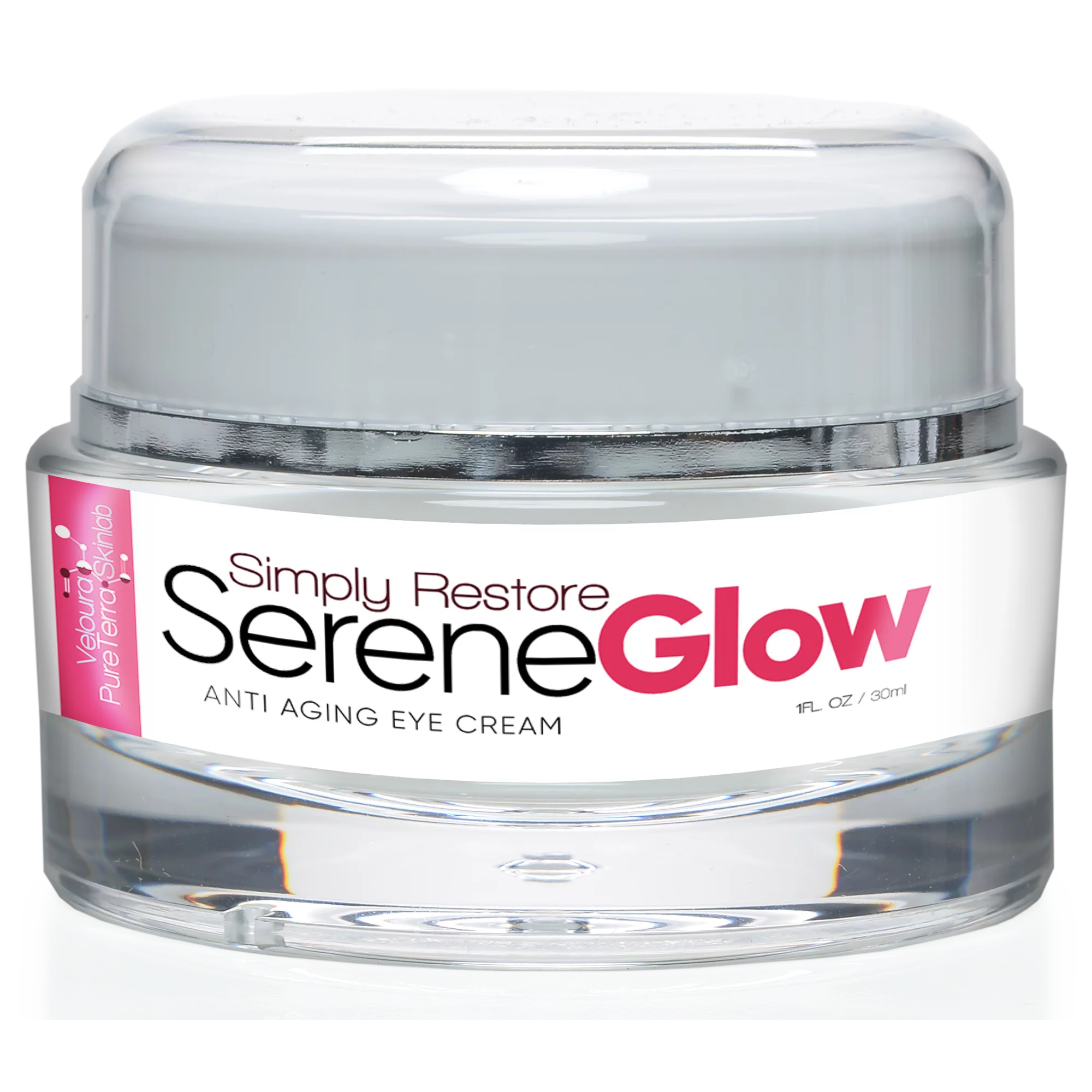 Simply Restore Serene Glow - Anti Aging Eye Cream - Lift and Firm your Eyes and Smile Lines - Help Protect from the Formation of Crows Feet - Under Eye Cream - 1oz