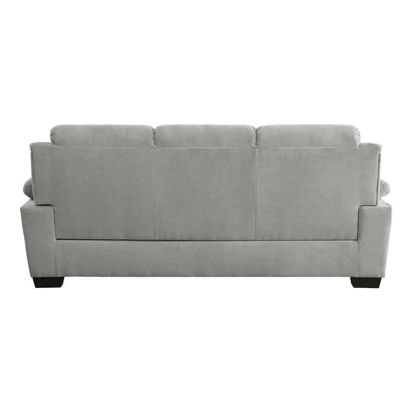 Lexicon Holleman Modern Textured Fabric Sofa with Pillow-top Arms in Light Gray
