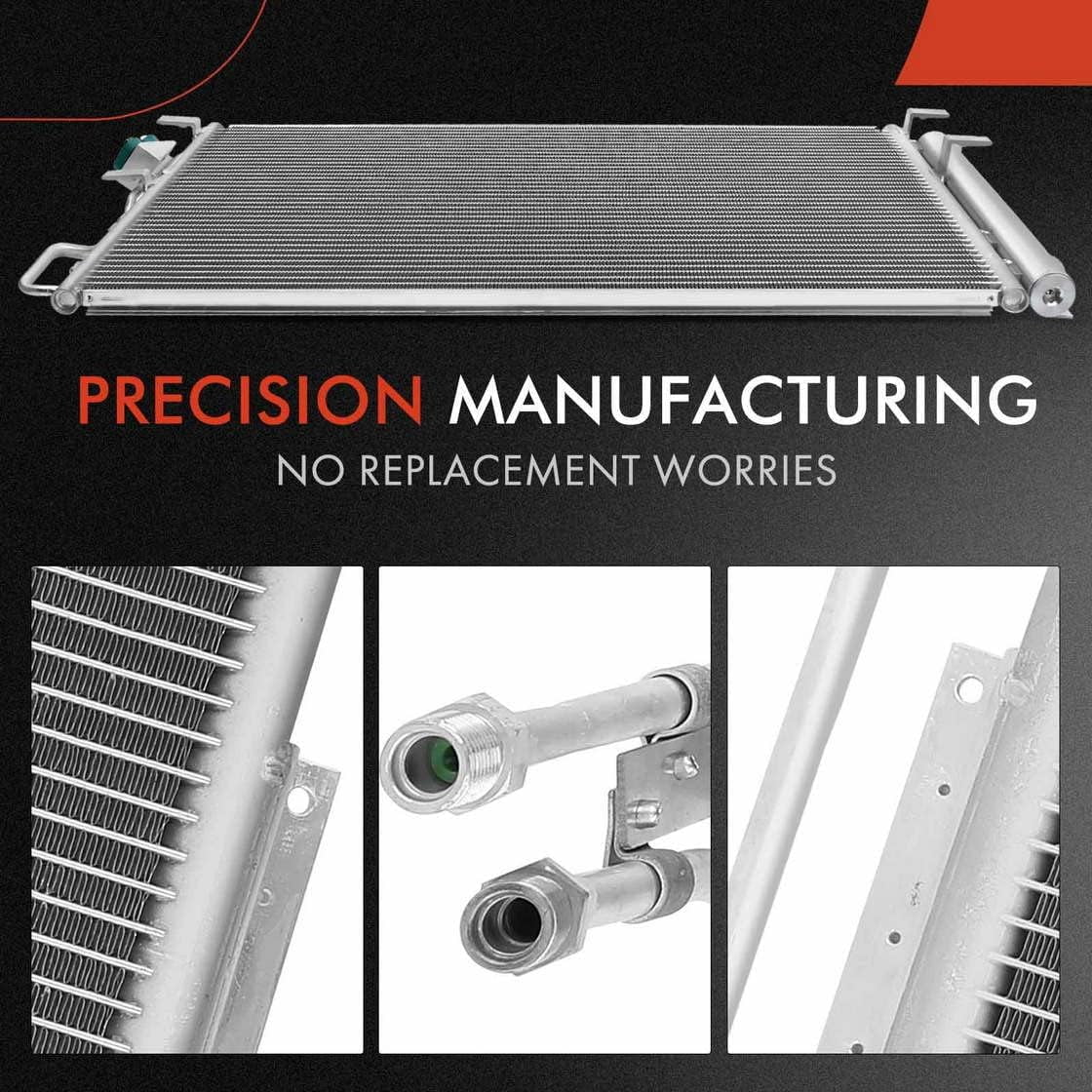 A-Premium Air Conditioning A/C Condenser Compatible with Chevrolet Impala, Caprice & Buick Roadmaster & Cadillac Fleetwood,60 Special, 4.3L 4.9L 5.7L, Replace# 4548, 52461315, 52472821