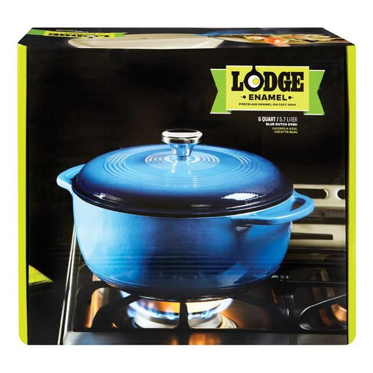 Lodge Manufacturing  6 qt. Blue Dutch Oven