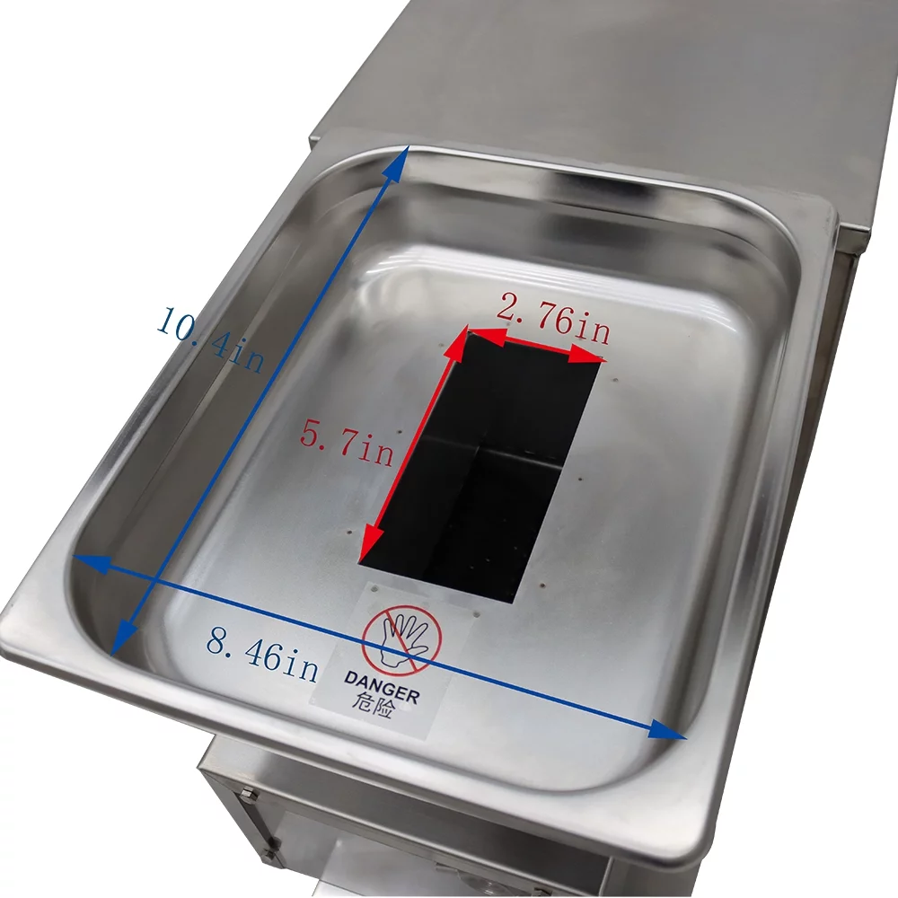 INTSUPERMAI Electric Meat Cutting Machine QE Meat Slicer Dicing Machine with 7mm Blade