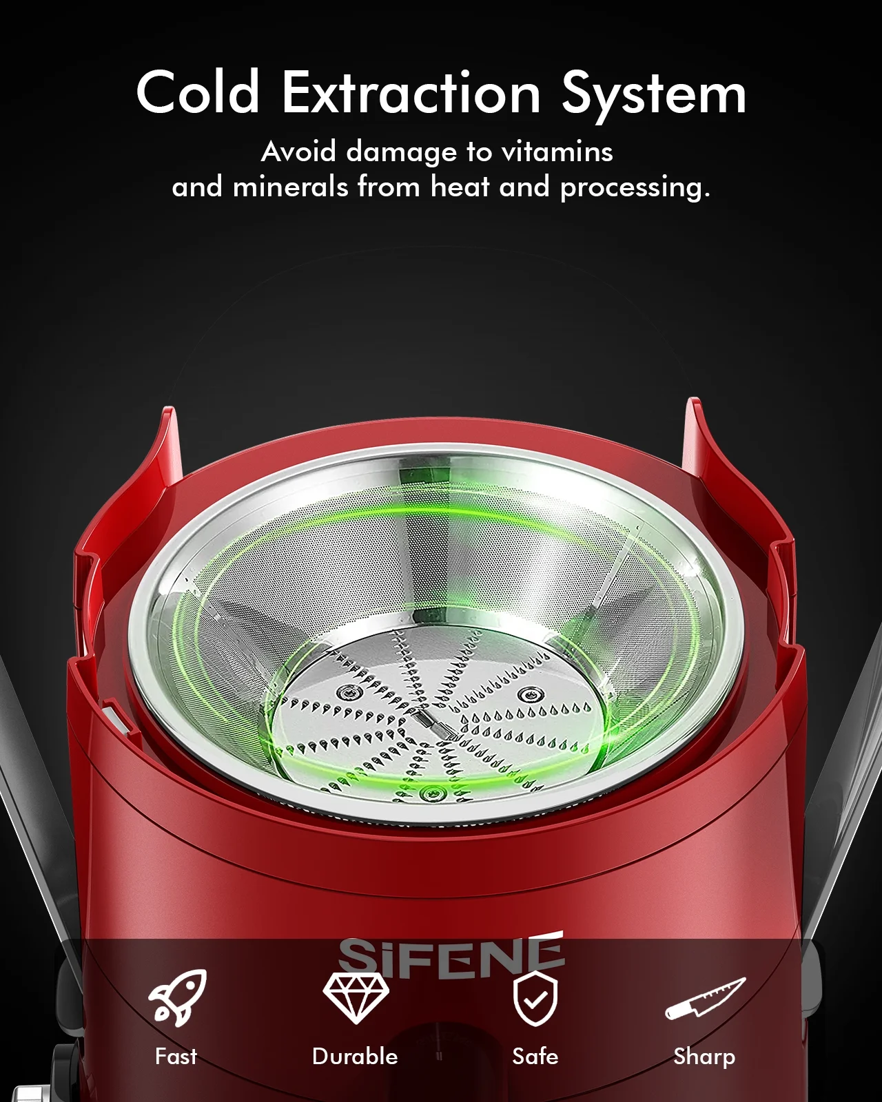 SiFENE's Quick & Efficient Juicer Machine, 2.5