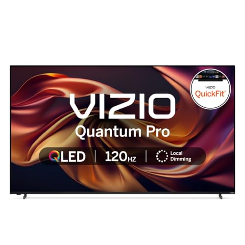VIZIO 50-inch Quantum Pro 4K 120Hz QLED HDR10+ Smart TV with Dolby Vision, Active Full Array, 240Hz @ 1080p PC Gaming, WiFi 6E, Apple AirPlay, Chromecast Built-in, M50QXM-K01, 2023 Model