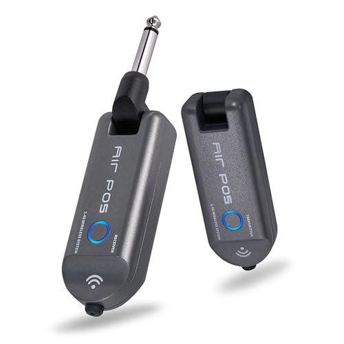 MOOER Air P05 Wireless System Instruments Tansmitter and Reciever for Electric Guitar, Bass, Acoustic Guitar, Audio Mixer, Amplifier, Pedalboard with 1/4