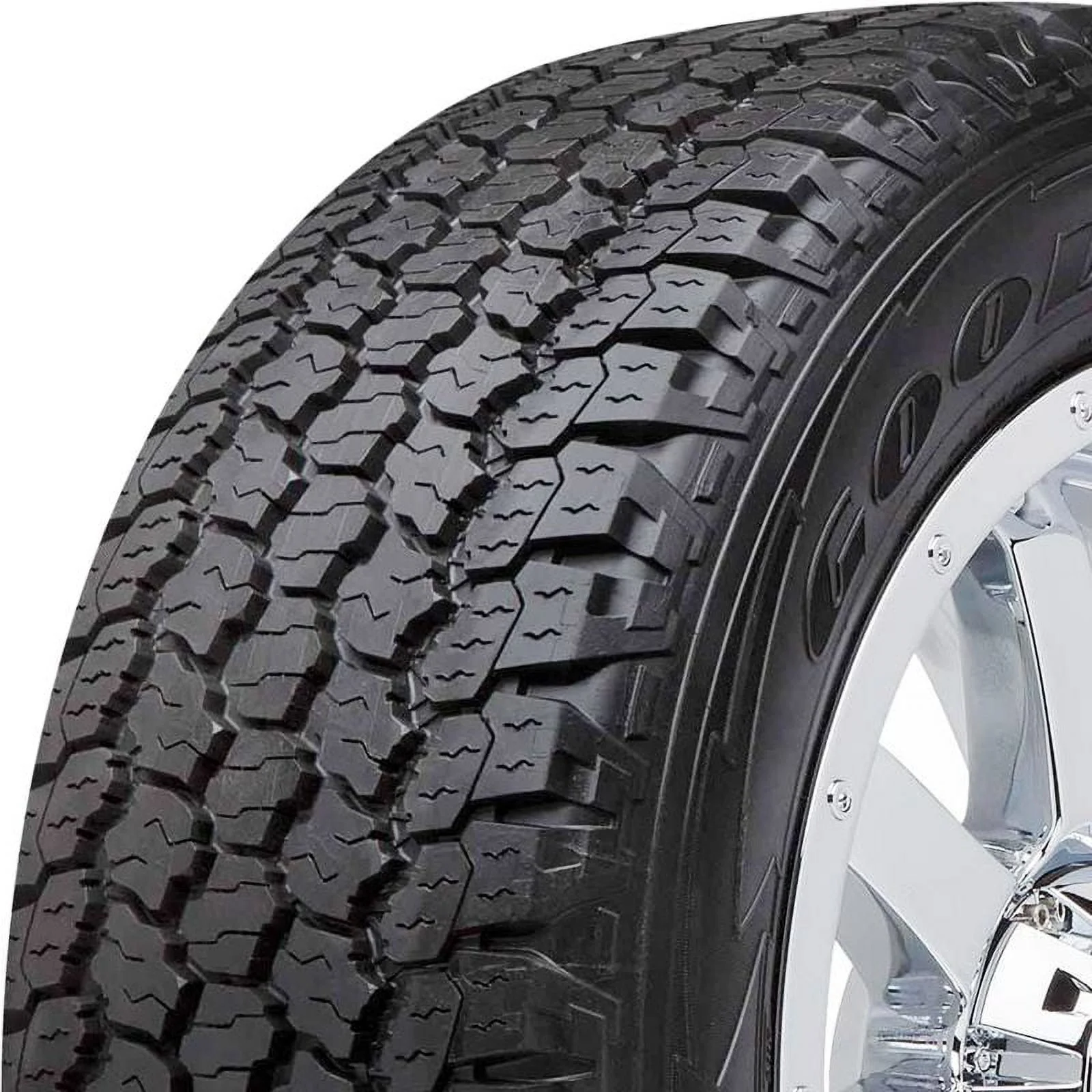 4 Goodyear Wrangler All Terrain Adventure W/Kevlar 245/75R17 112T 60K MILE Tires 758177707 / 245/75/17 / 2457517
