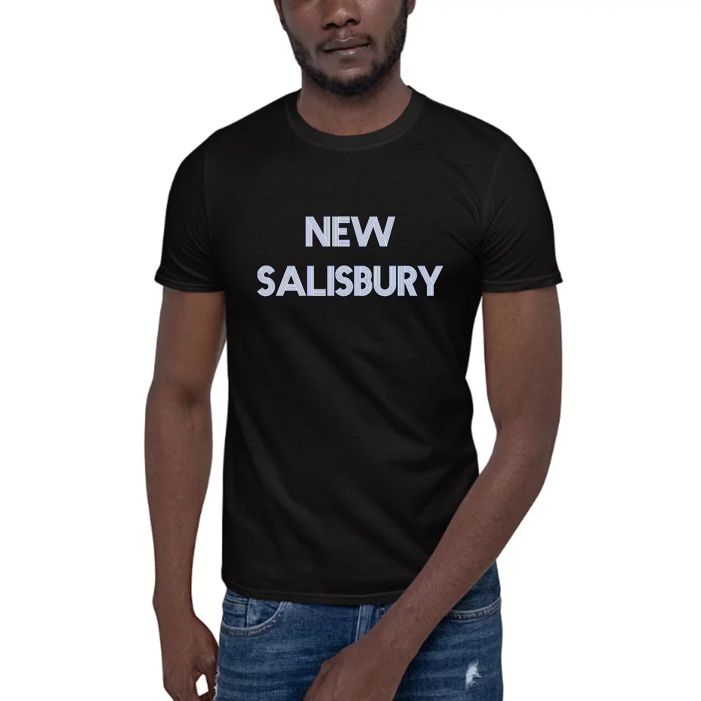 L New Salisbury Retro Style Short Sleeve Cotton T-Shirt By Undefined Gifts
