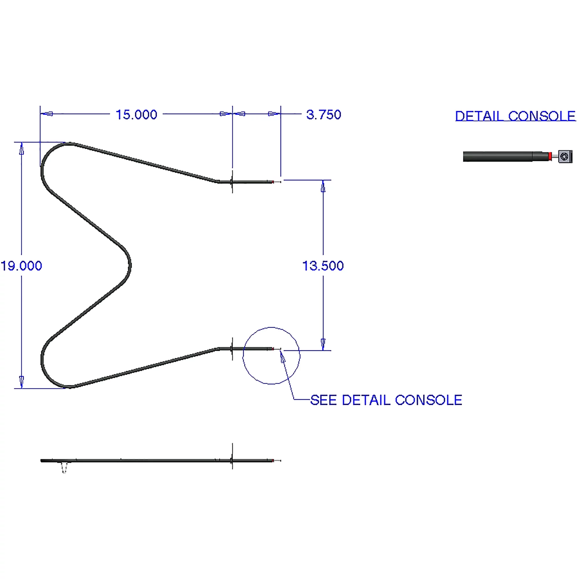 Range Kleen 7535 Replacement Bake Element, Fits Electrolux, Frigidaire, Gibson, Kelvinator, Westinghouse