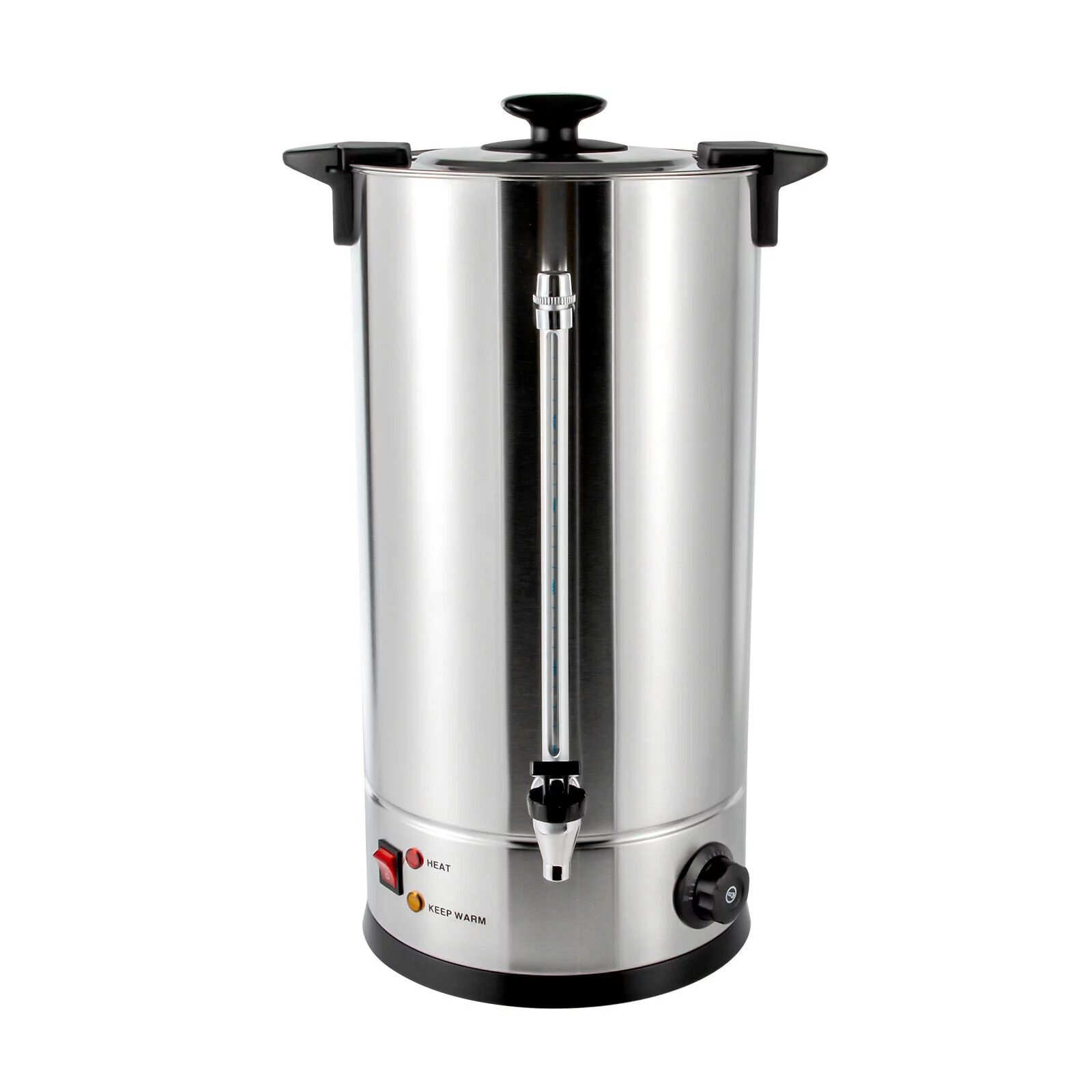 Miumaeov 20L Catering Hot Water Boiler Commercial Coffee Urn Stainless Steel Thermostable