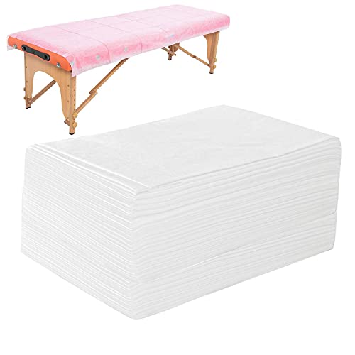 100 PCS Disposable Massage Table Sheets Non Woven Fabric SPA Bed Cover Breathable Polypropylene 31