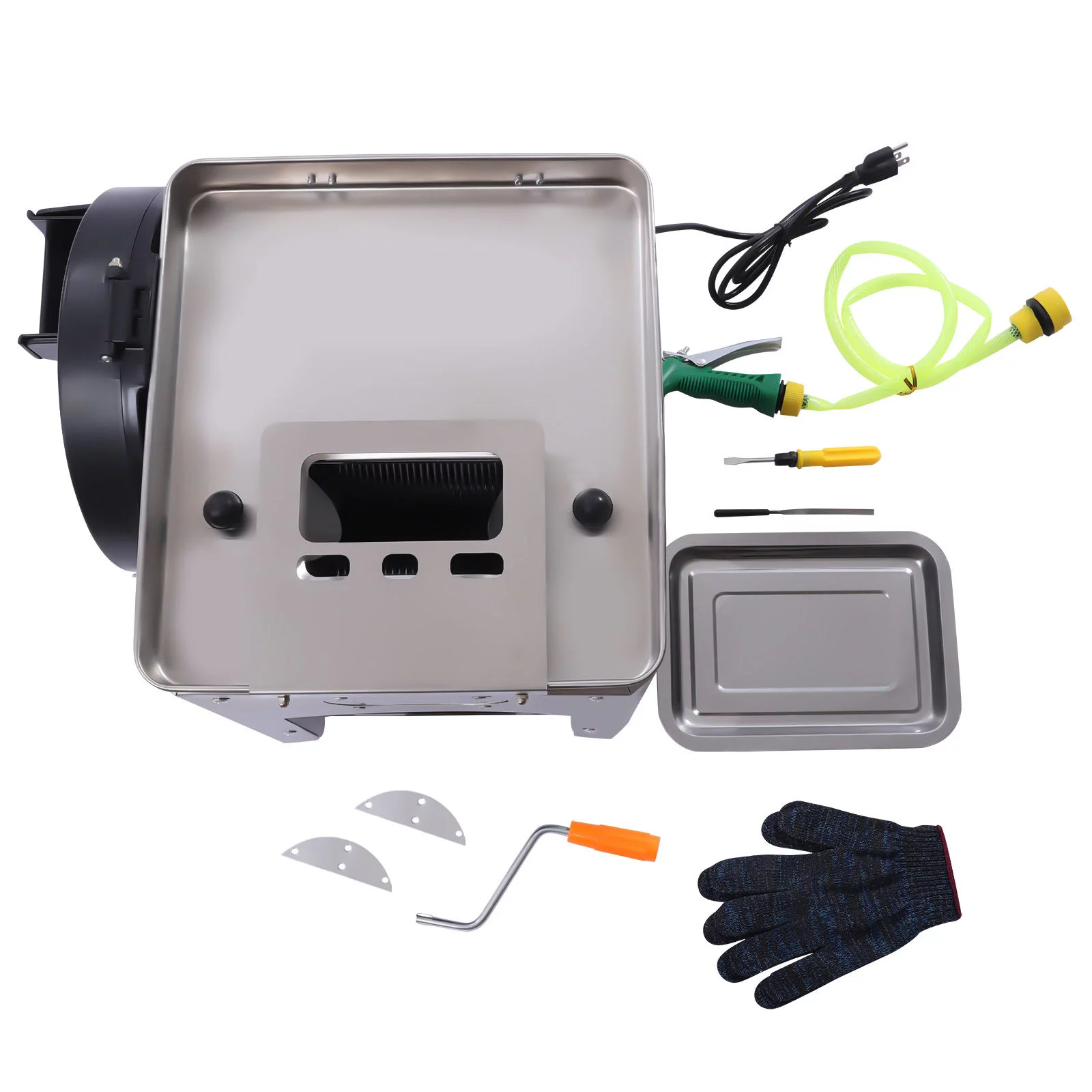 Wuzstar Commercial Meat Cutter Machine Stainless Steel Electric Vegetable Slicer Food Strips Cubes Cutting Machine,850w