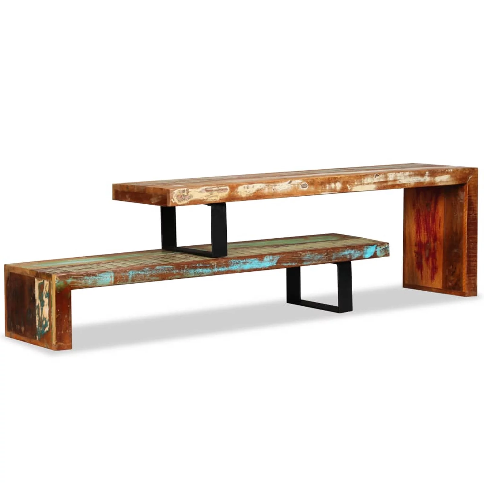 Carevas TV Stand Solid Reclaimed Wood