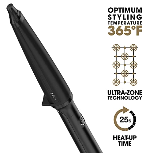 ghd Curve® Professional Hair Curling Irons & Wands | Soft Waves, Classic and Tight Curls | 0.5 –1.5 Inch Barrels’ | 365ºF Styling Temp Preventing Heat Damage + Auto Sleep Mode