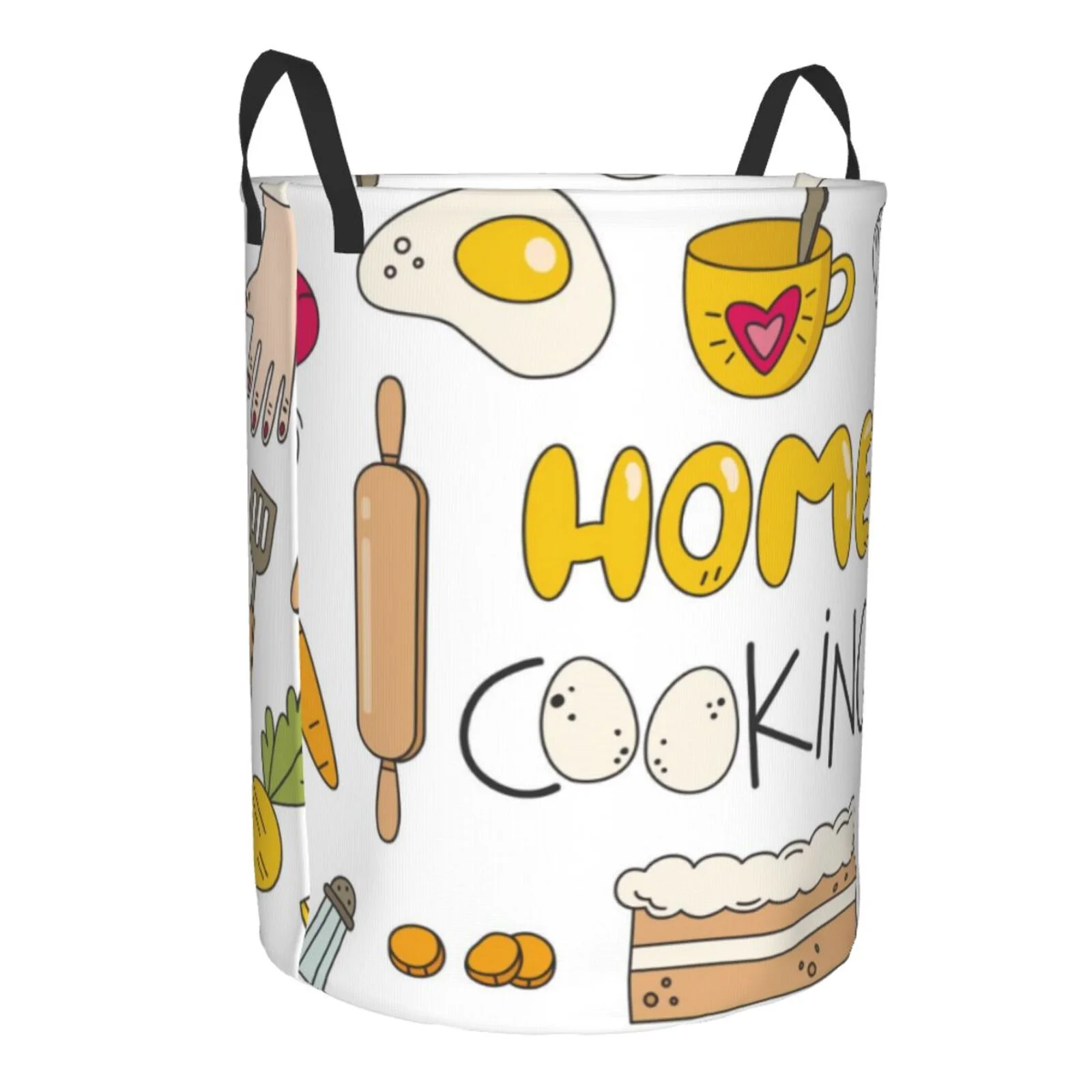 Bingfone Home Cooking Waterproof Foldable Laundry Hamper Bucket With Handles For Storage Bin,Clothes Hamper (Medium)