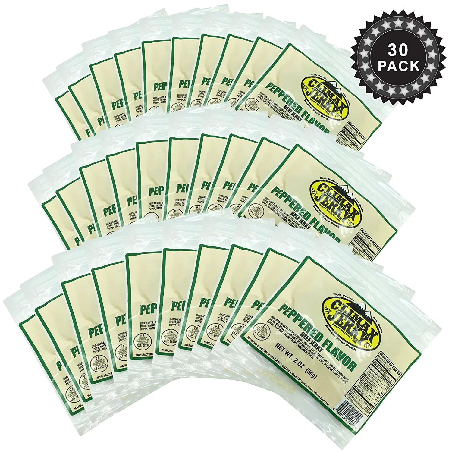 Climax Premium Beef Pepper 2 OZ. Beef Jerky