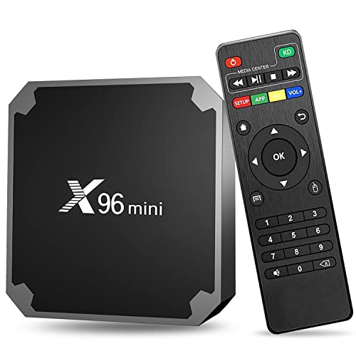 X96 Mini Smart TV Box, Android 11.0 Box 2024, TV Box 4K RAM 2GB ROM 16GB Amlogic S905W2 Quad Core Streaming Box, Dual WiFi 2.4G/5.8G Smart Home Media Player