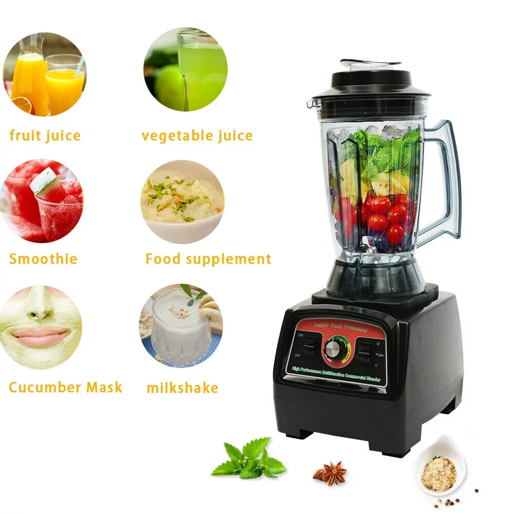 Oukaning 3.9L Commercial Blender Juicer Mixer Automatic Milk Shake Juicer Blender 2800W