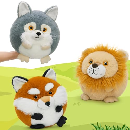 MaoGoLan 10inch Ocean Stuffed Animals Bulk Plush 6Pcs Sea Creature Toys Sea Animal Theme Party Favors Decors - Stuffed Whale Shark Turtle Seal Orca Octopus, Kids Classroom Prizes