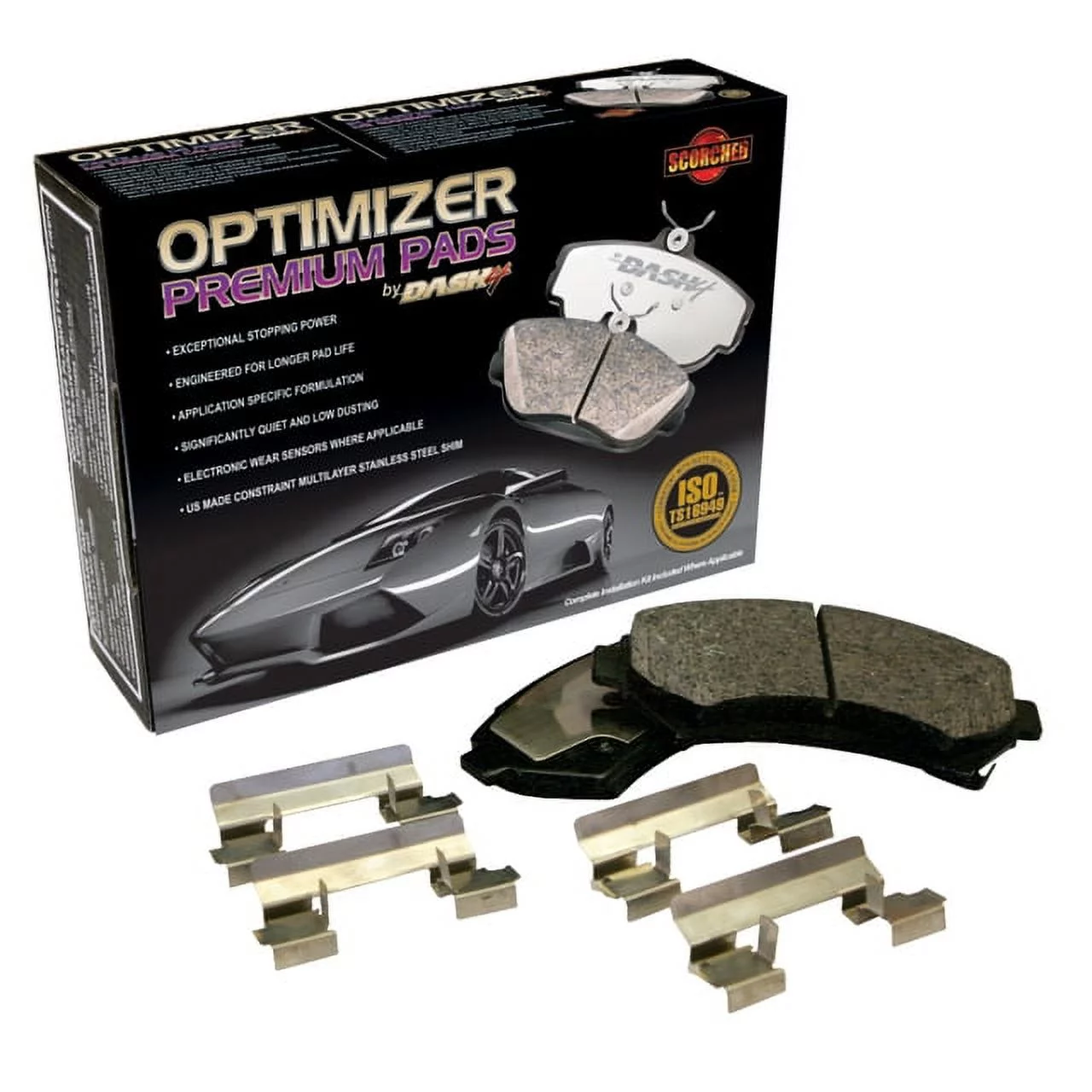 Optimizer Premium Metallic Disc Brake Pad MFD918
