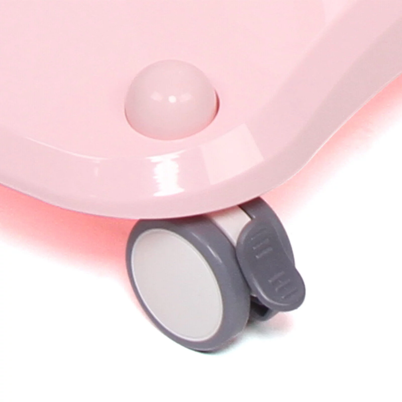 CNCEST Pink Beauty Salon Machine Stand Rolling Cart Beauty SPA Apparatus Trolley Holder ABS