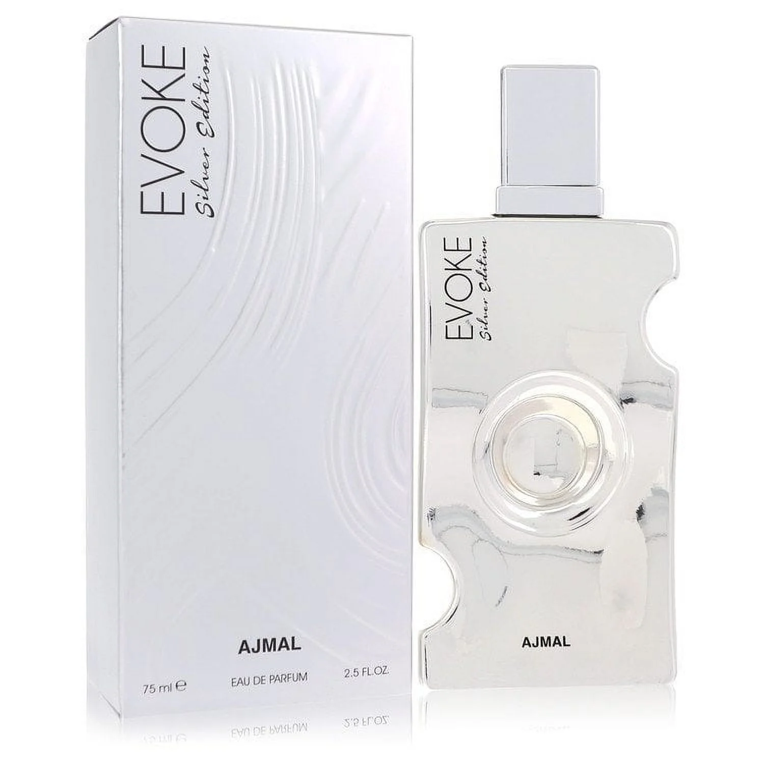 Ajmal's Evoke Silver Edition Eau De Parfum Spray for Women - Symphony of Citrus, Floral, and Powdery Notes