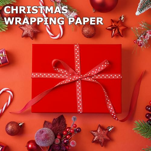 Vanhench Black Wrapping Paper, 17.5