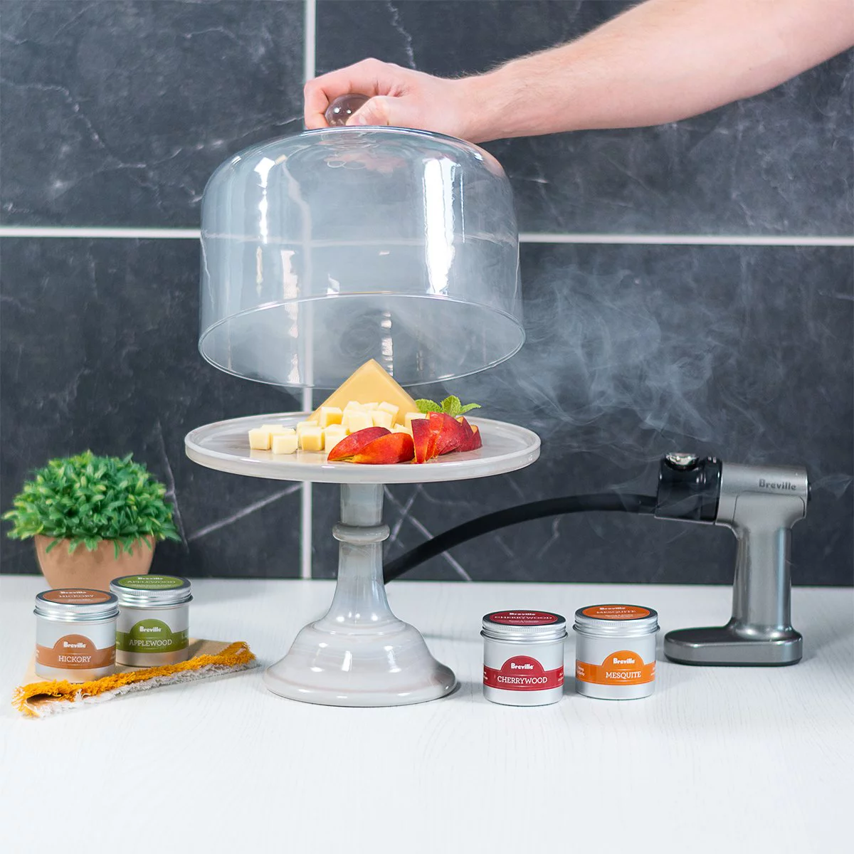 Mosser 24010D Handmade Clear Glass Cake Serving Display Dome 10 x 8 in