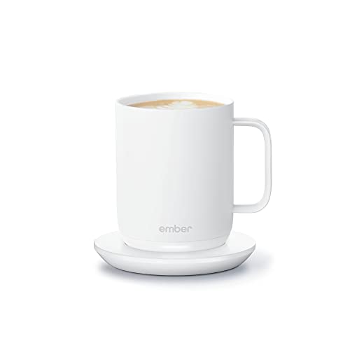 Ember Temperature Control Smart Mug 2, 14 Oz, App-Controlled Heated Coffee Mug with 80 Min Battery Life and Improved Design, Black