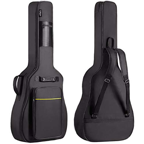 CAHAYA Electric Guitar Bag Gig Bag 6mm Padding Backpack Padded Soft Guitar Case Black CY0226
