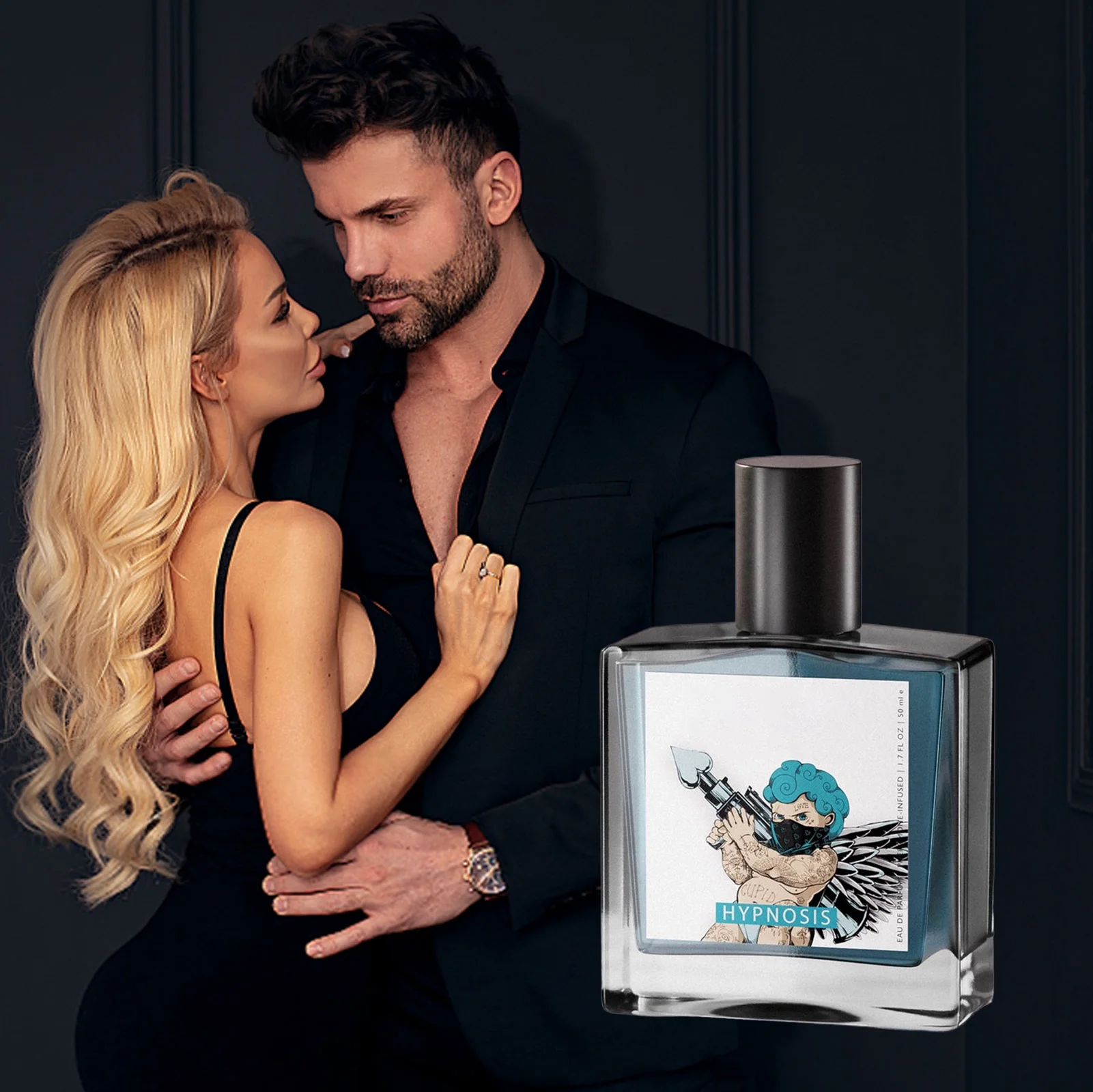 Cupid Charm Men's Toilet (Pheromone Injection)- Cupid Hypnotic Cologne Cupid Fragrances for Men to Make Her Fall in Love with You, Best Gifts for Men 2PCS