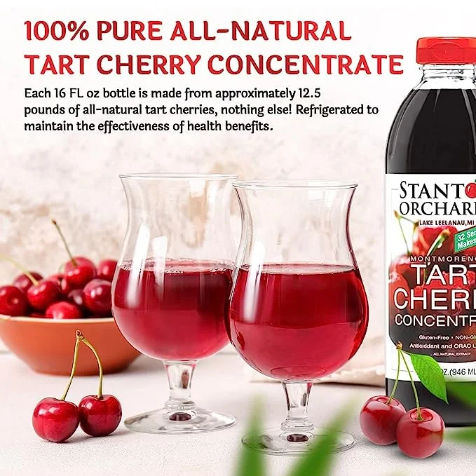 Stanton Orchards – Tart Cherry Montmorency Concentrate Juice (1 Pack) 32 Fluid Ounce