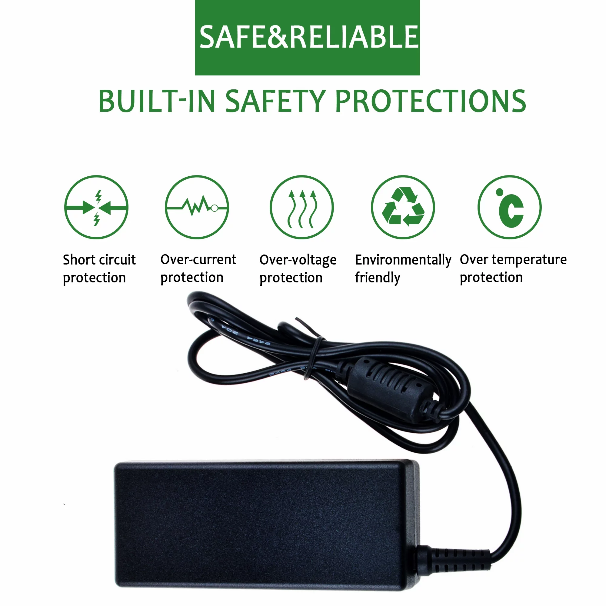 KONKIN BOO Compatible AC Adapter Replacement for Delta Electronics ADP-70EB Battery Charger Power Supply Cord PSU