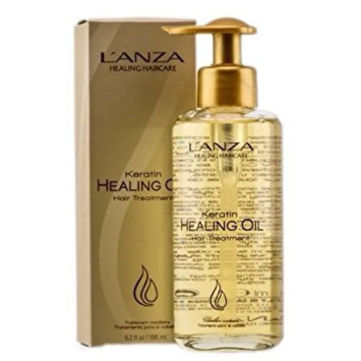 Lanza Healing Haircare Keratin Healing Oil Hair Treatment 6.2 oz / 185 ml
