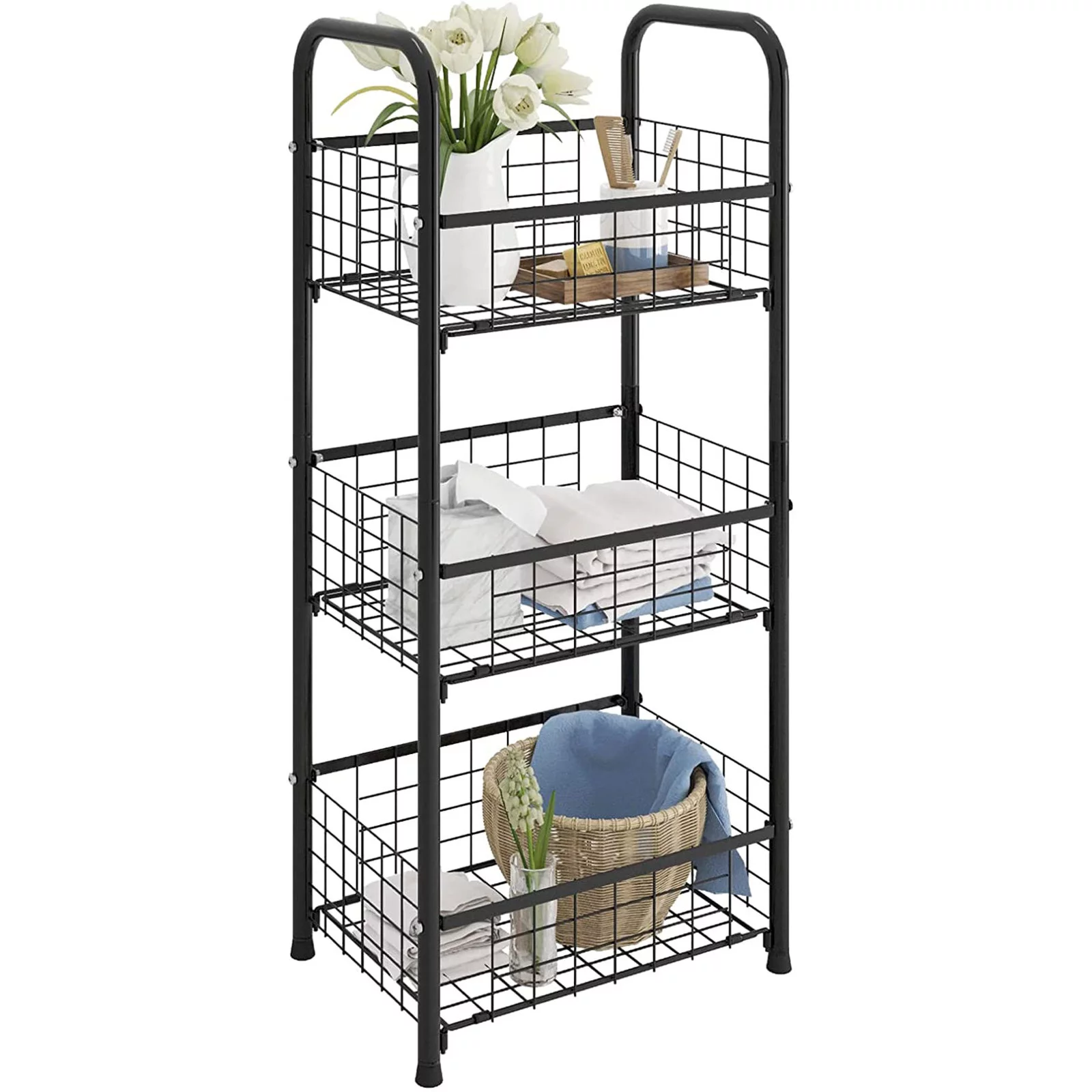 Steel Freestanding Bathroom Shelves