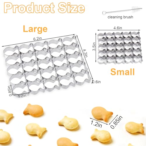 AIERSA Mini Gingerbread Cookie Cutter,Small Christmas Cookie Cutters,1 Inch Tiny Gingerbread Man Shapes Cookie Cutter,20 Cavity Metal Stainless Steel Christmas Cookie Cutters