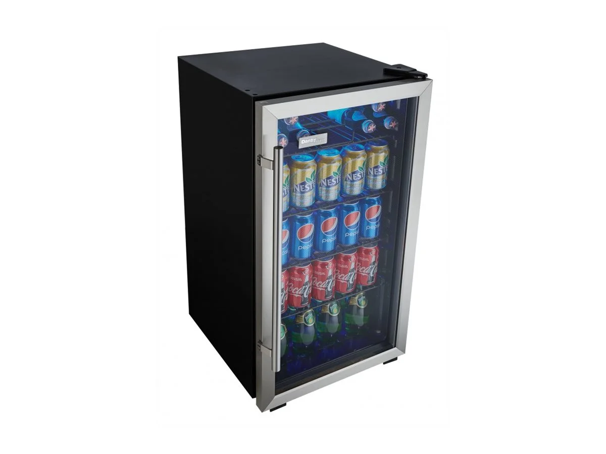 Danby Designer 3.3 cft Free-Standing Beverage Center in Stainless