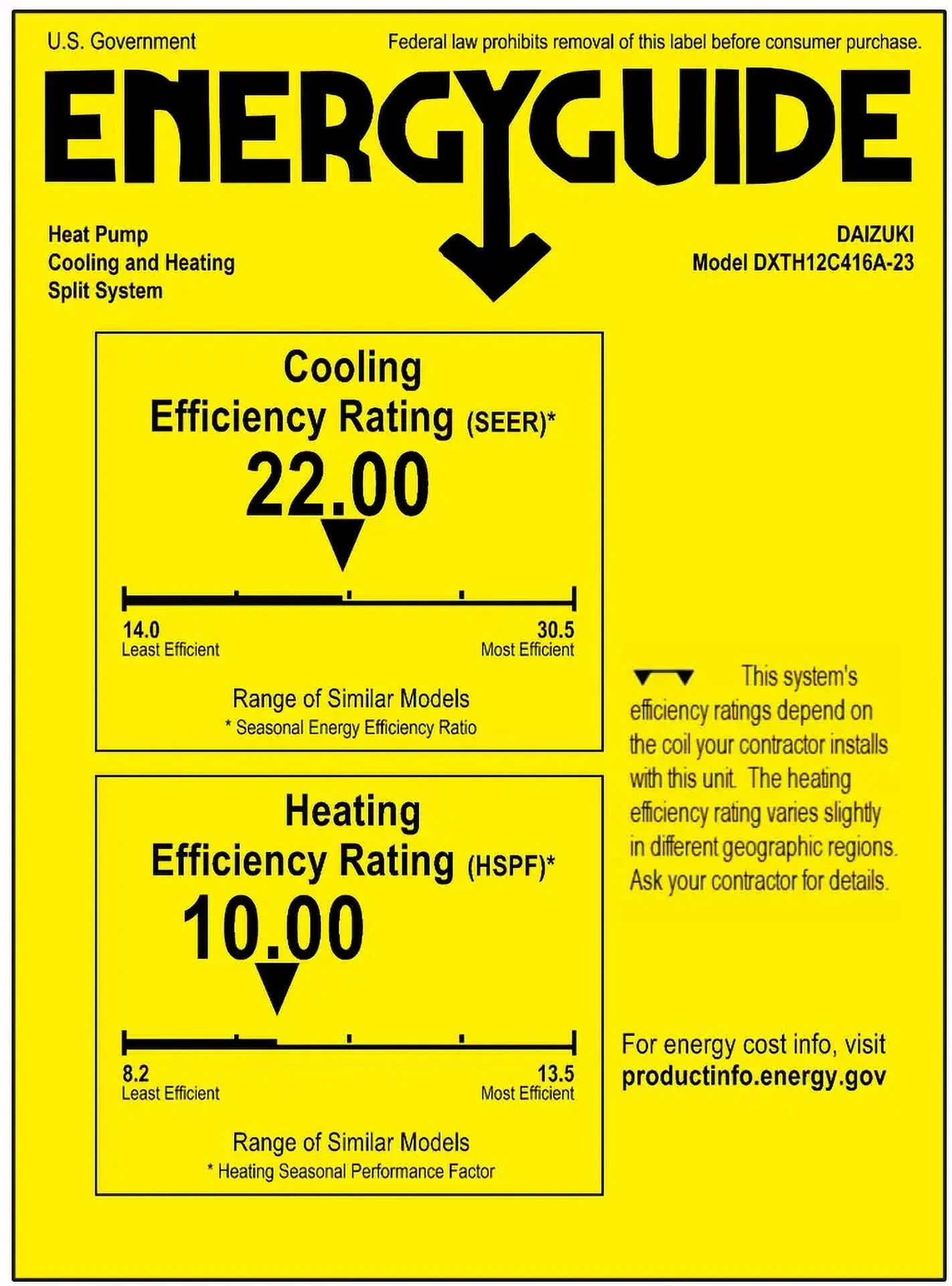 Daizuki® 12,000 BTU 22 SEER2 Ductless Mini-Split Inverter+ Air Conditioner Heat Pump System Full Set 110V. WIFI Included.