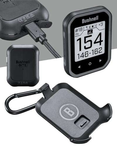 Wearable4U - Bushnell Phantom 3 Slope GPS Golf Green with Slope Technology, Touchscreen, Magnetic Cart Mount with Towel Bundle