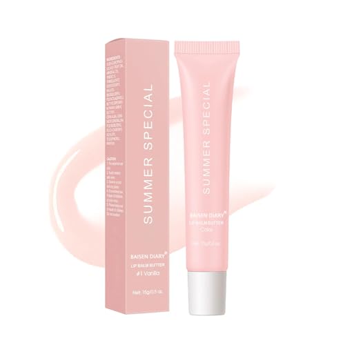 4 PCS Summer Special Lip Butter Balm - Ultra-Hydrating, Nourishing Lip Care with Natural Ingredients, Shea Butter & Olive Oil, Soothes & Softens Dry Lips (4PCS, 0.5 Fl Oz (Pack of 4))