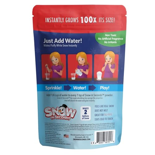 XL Instant Snow Artificial Snow (10 Gallon) As Seen on Shark Tank