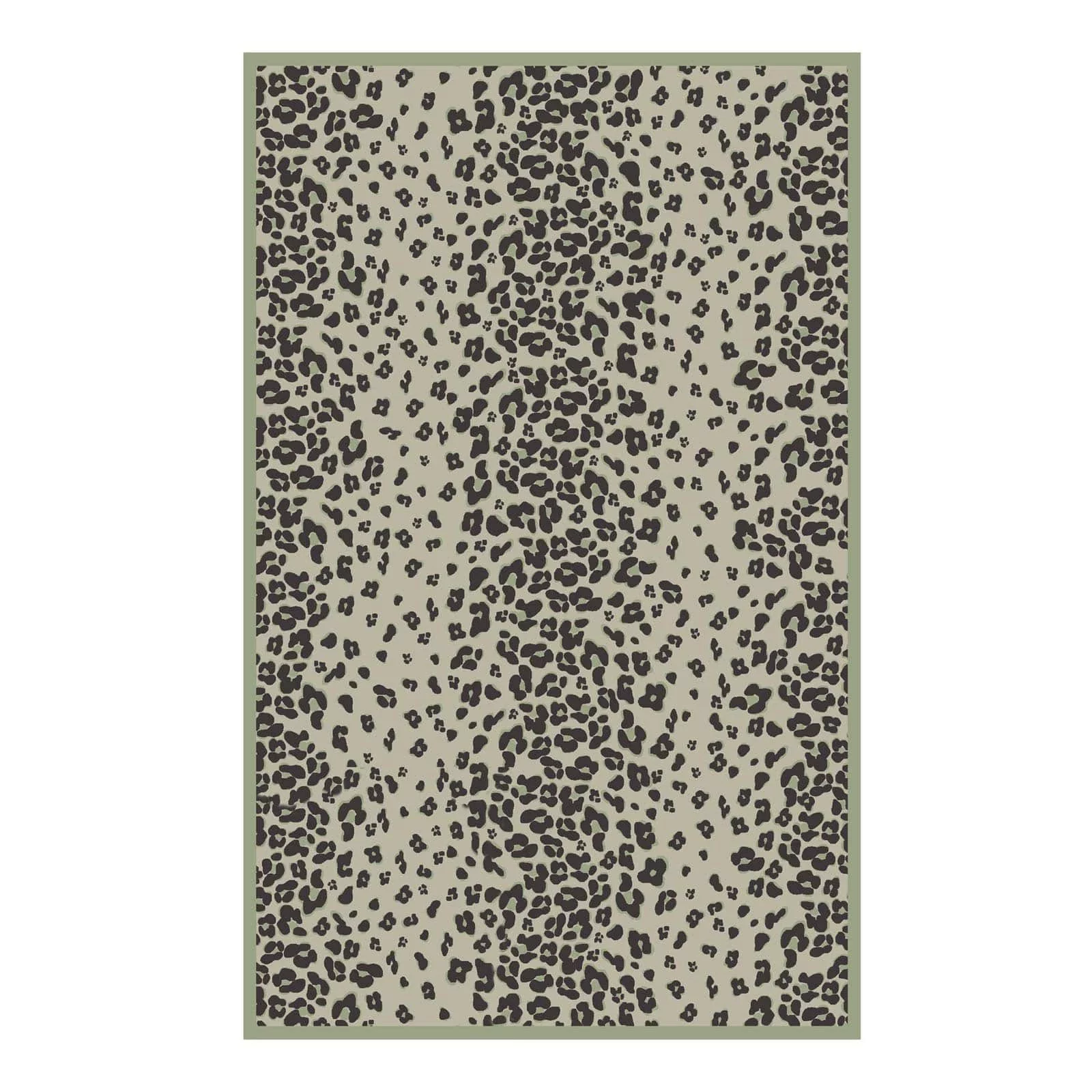 SAFAVIEH Martha Stewart Kalahari Spotted Area Rug, Grassland Green, 8' x 10'