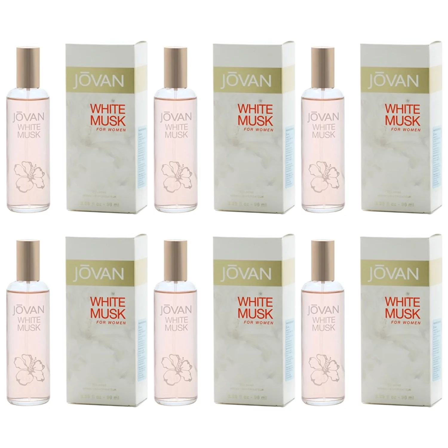 Pack of (6) Jovan White Musk By Jovan For Women, Cologne Spray, 3.25-Ounce Bottle