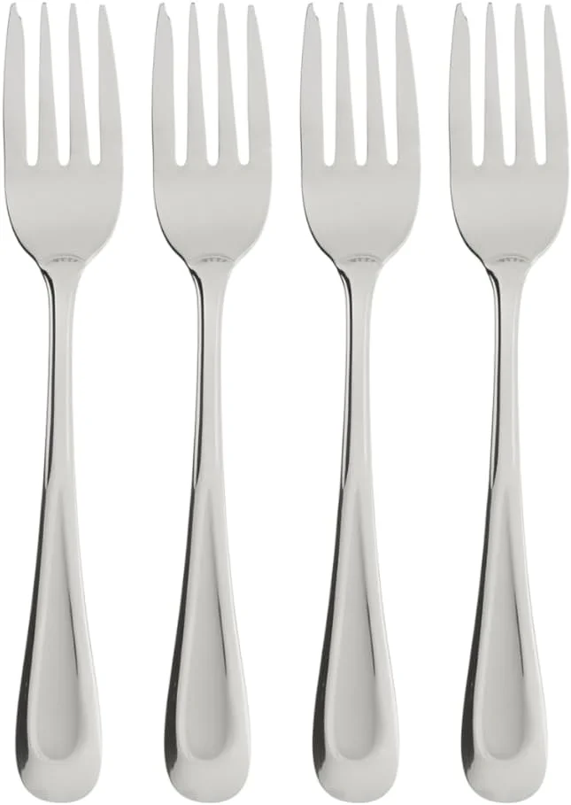Oneida Satin Sand Dune Everyday Flatware Salad Forks, Set of 4