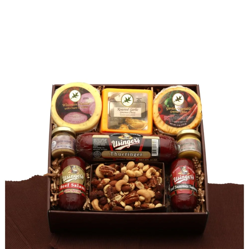 GBDS Favorite Selections Meat & Cheese Sampler - meat and cheese gift baskets