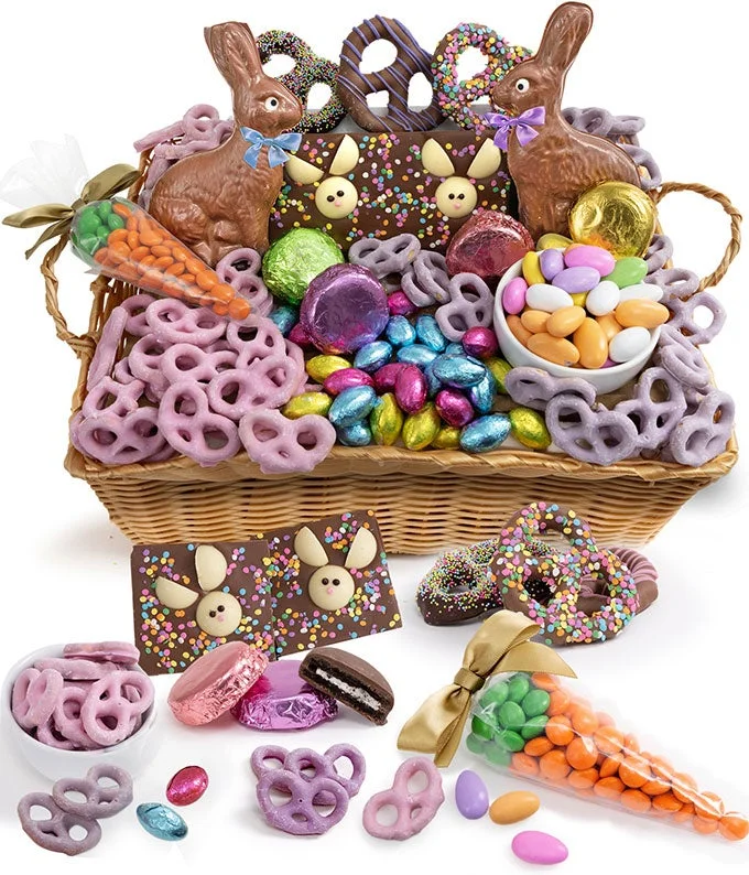 From You Flowers - Happy Easter! Candy and Chocolate Treats Basket - Premium