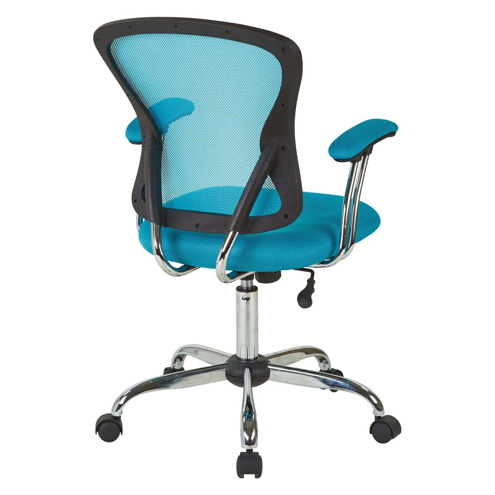OSP Home Furnishings Juliana Task Chair with Green Mesh Fabric Seat