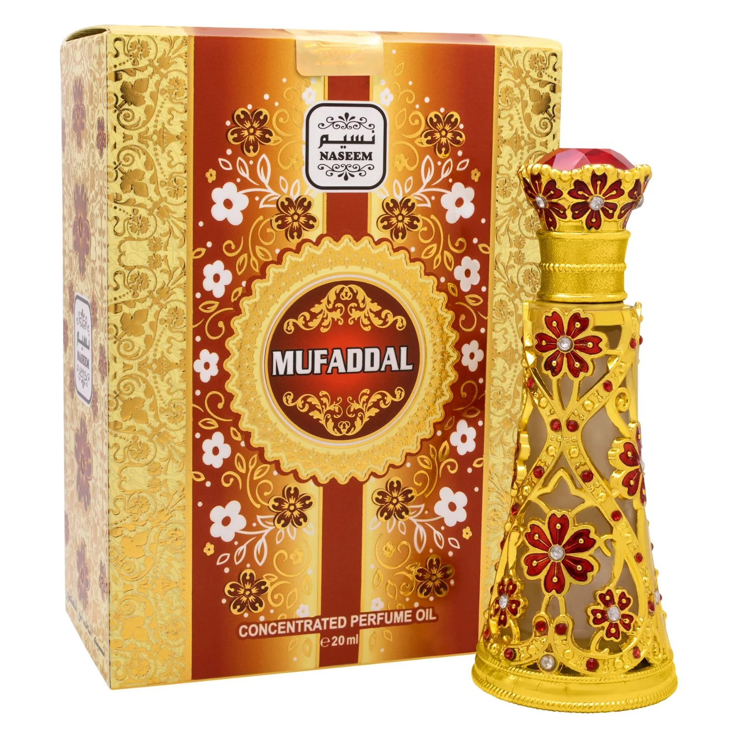 Mufaddal Perfume Oil Long Lasting Fruity Leather Musk Men Perfume Oil by Naseem